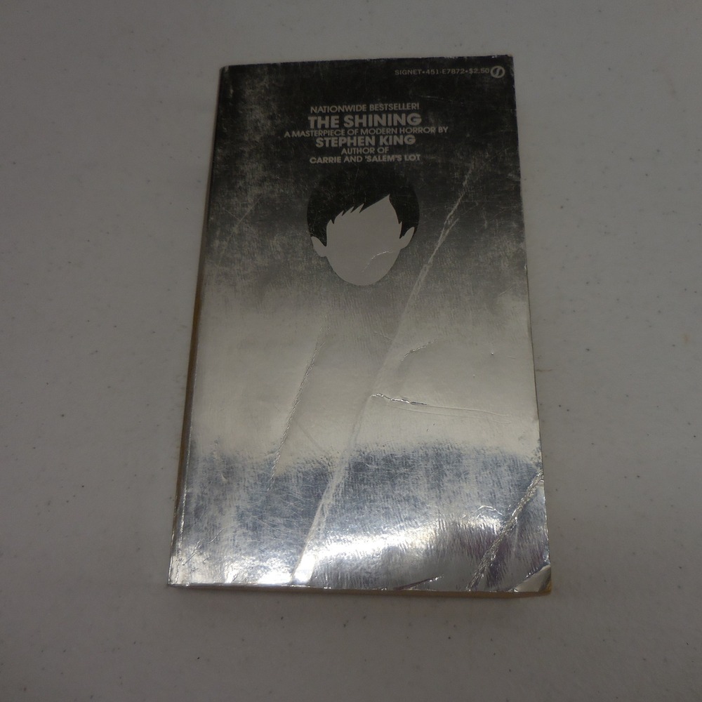 The Shining Stephen King First Signet Printing 1978 Silver Foil Cover Vintage